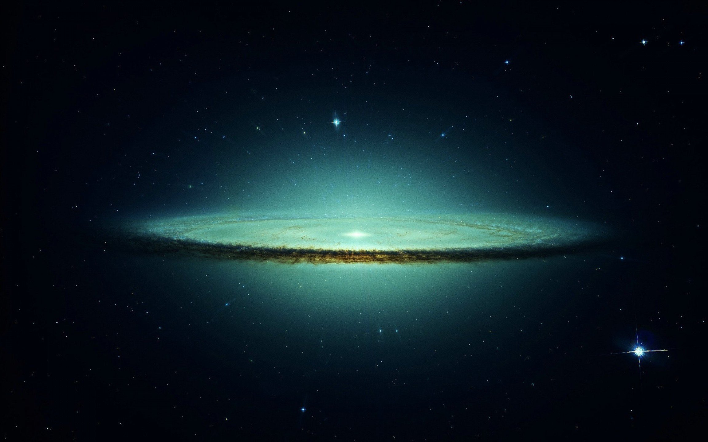 space, Galaxy, Sombrero Galaxy Wallpaper