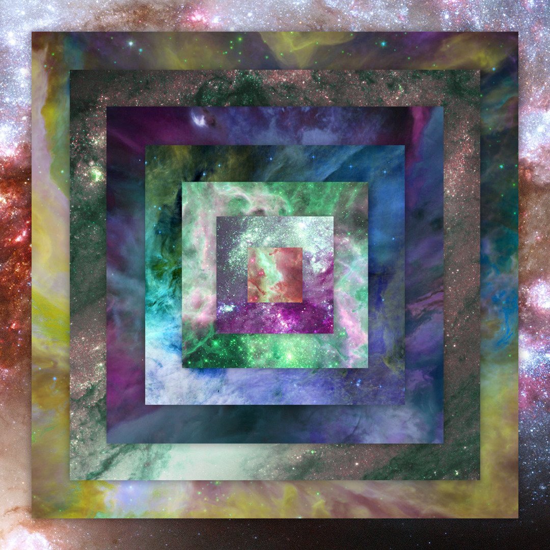 space, Nebula, Colorful, Square Wallpaper