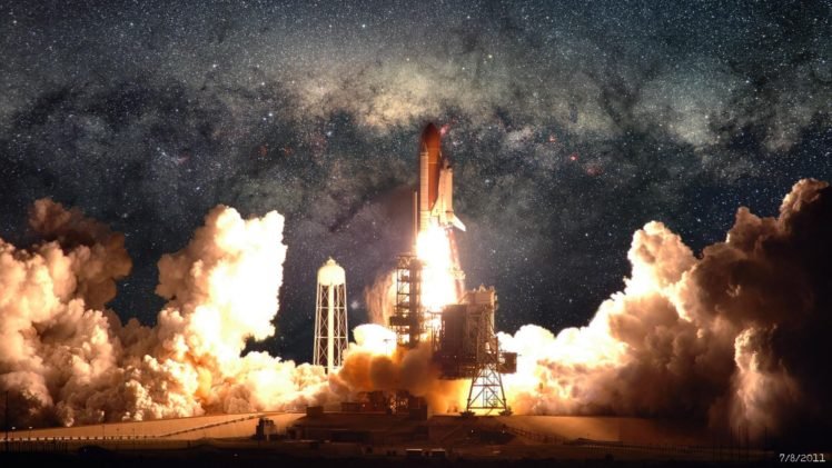 spaceship, Space Shuttle, Space Shuttle Atlantis HD Wallpaper Desktop Background