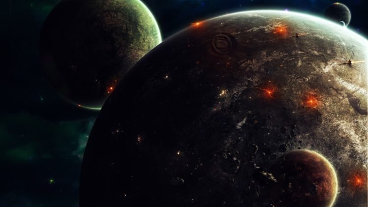 science Fiction, Space Art HD Wallpaper Desktop Background