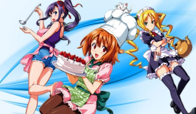 ecchi, Manga, Maken ki! HD Wallpaper Desktop Background