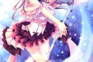 original characters, Flowers, Magic, Anime, Anime girls