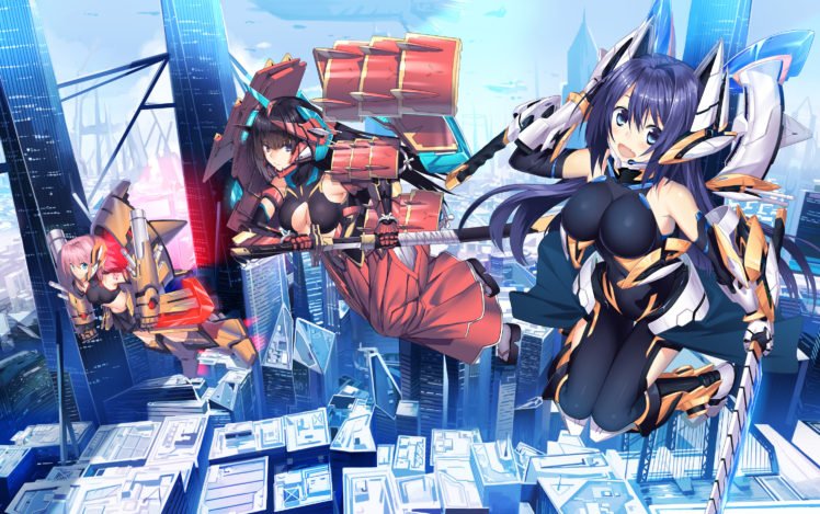 anime girls, Original characters HD Wallpaper Desktop Background