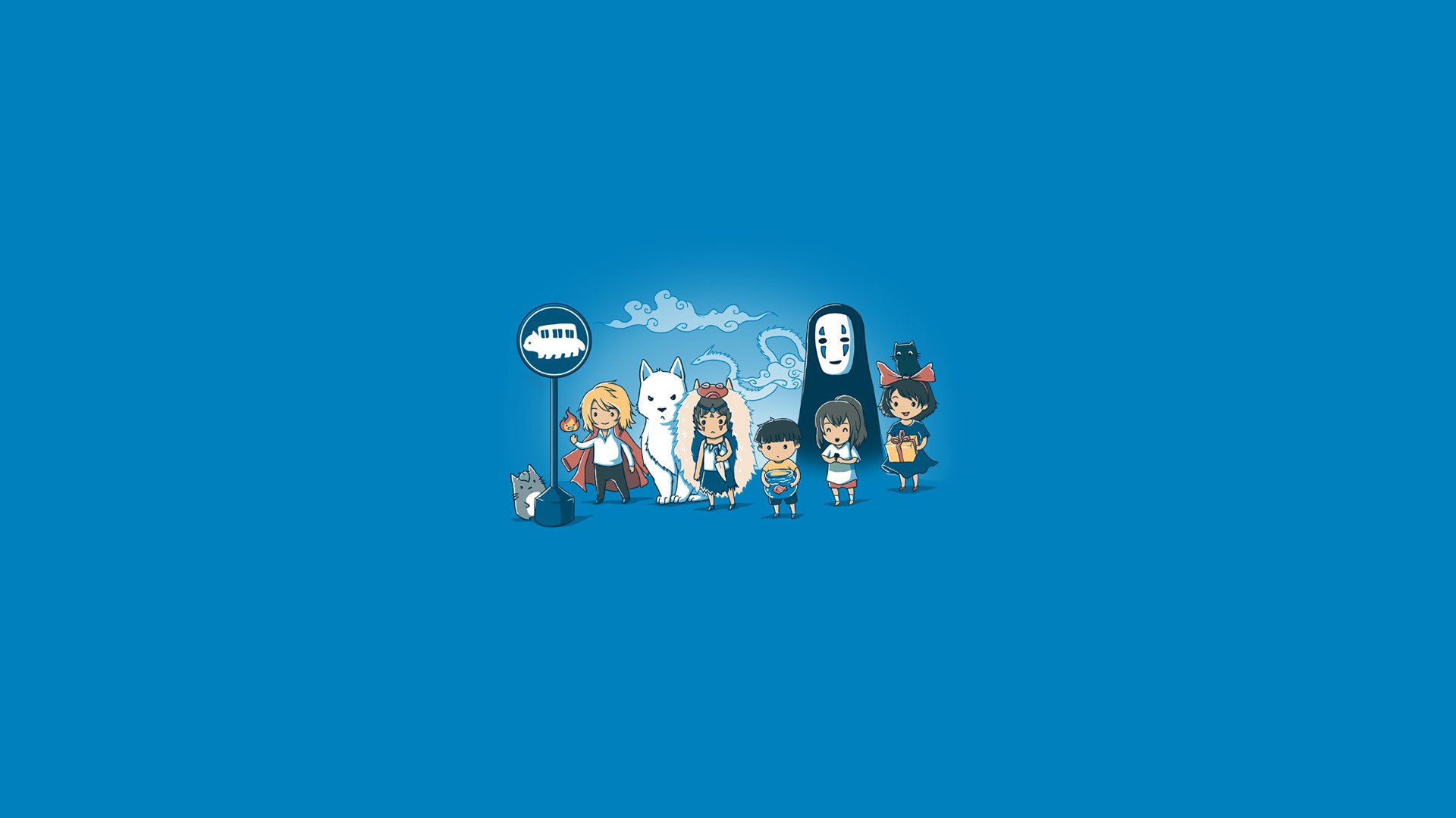 Chihiro, Hayao Miyazaki, Kikis Delivery Service, Princess Mononoke, Totoro, Howls Moving Castle, Ponyo, Studio Ghibli Wallpaper