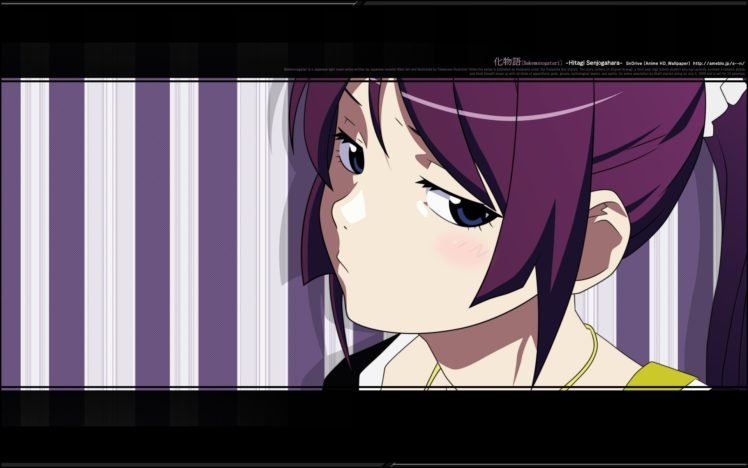 Monogatari Series, Senjougahara Hitagi, Anime, Anime girls HD Wallpaper Desktop Background