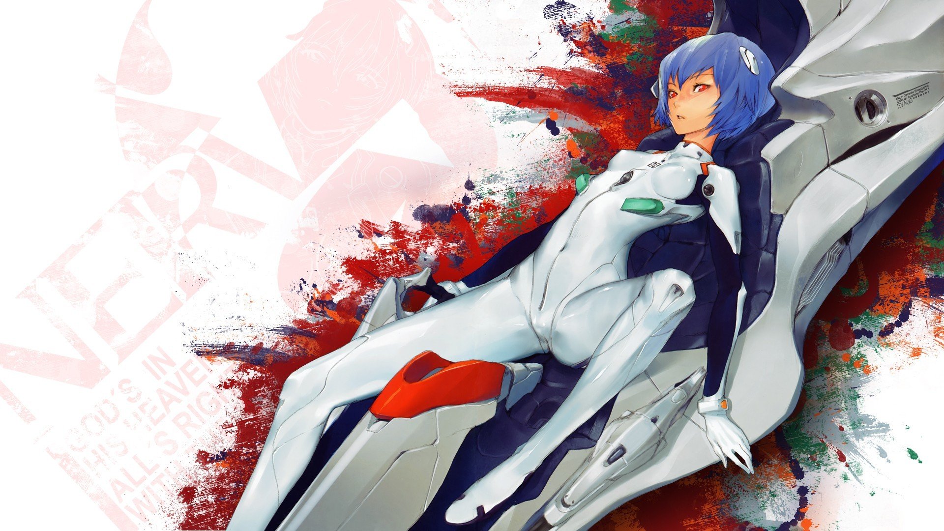 Wallpaper Neon Genesis Evangelion Anime Girls Fan Art D Mech My XXX Hot Girl