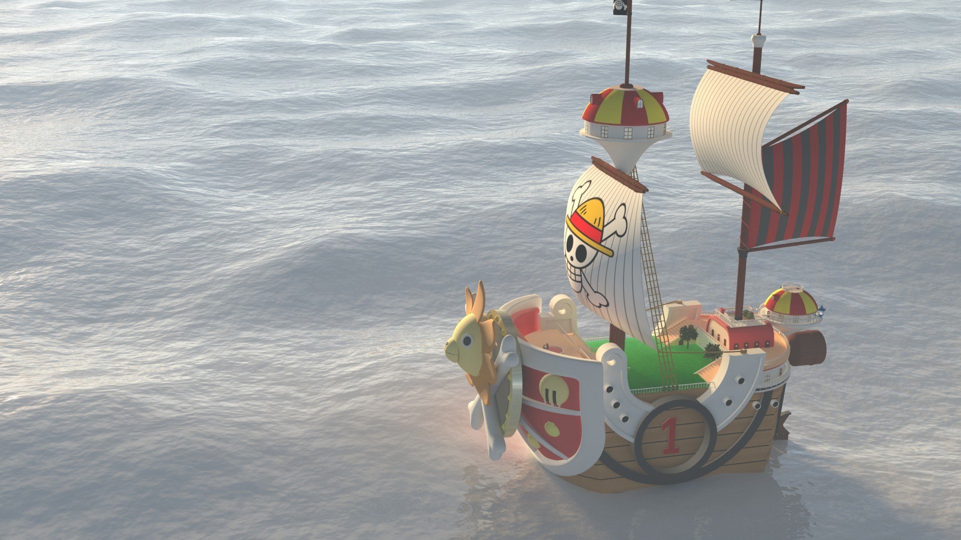  One  Piece  Thousand Sunny HD  Wallpapers  Desktop and 