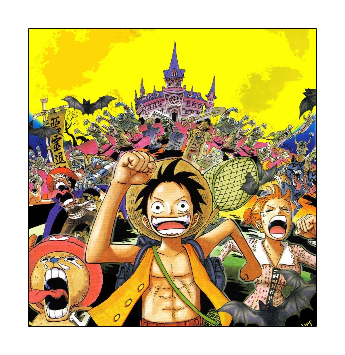 One Piece, Thriller bark, Monkey D. Luffy, Nami, Usopp, Tony Tony Chopper Wallpaper