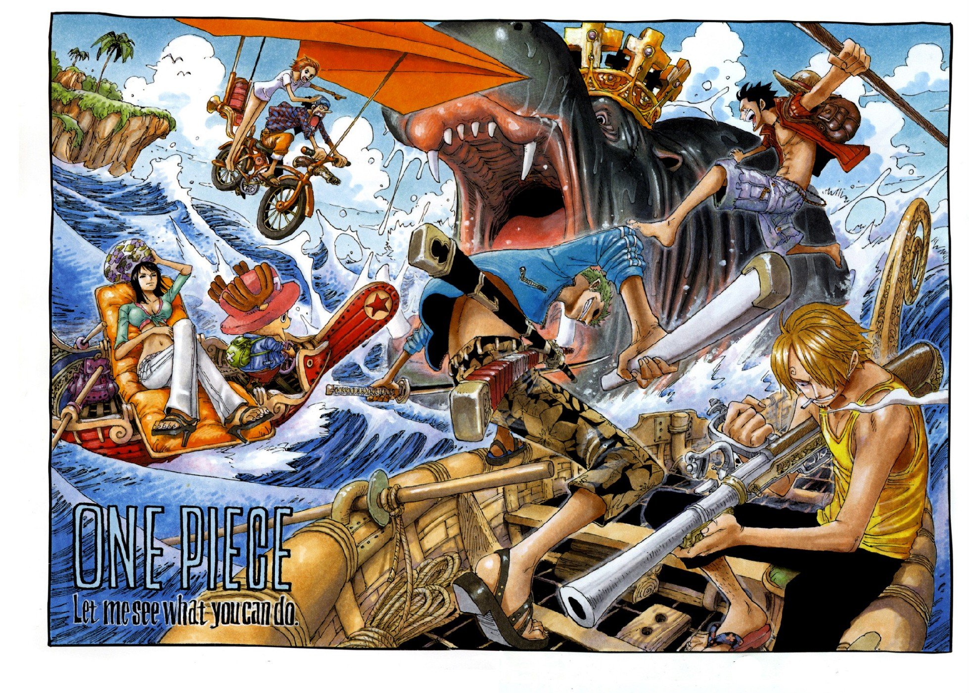 One Piece, Sanji, Roronoa Zoro, Nico Robin, Monkey D. Luffy, Tony Tony Chopper, Usopp, Nami Wallpaper