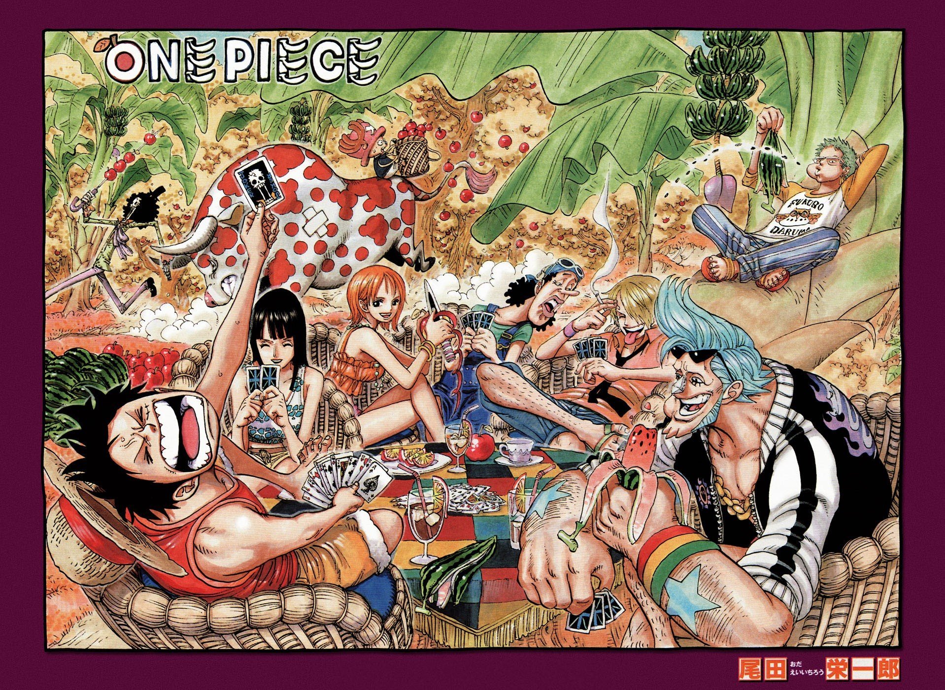 One Piece, Brook, Nami, Sanji, Nico Robin, Franky, Monkey D. Luffy, Roronoa Zoro, Tony Tony Chopper, Usopp Wallpaper