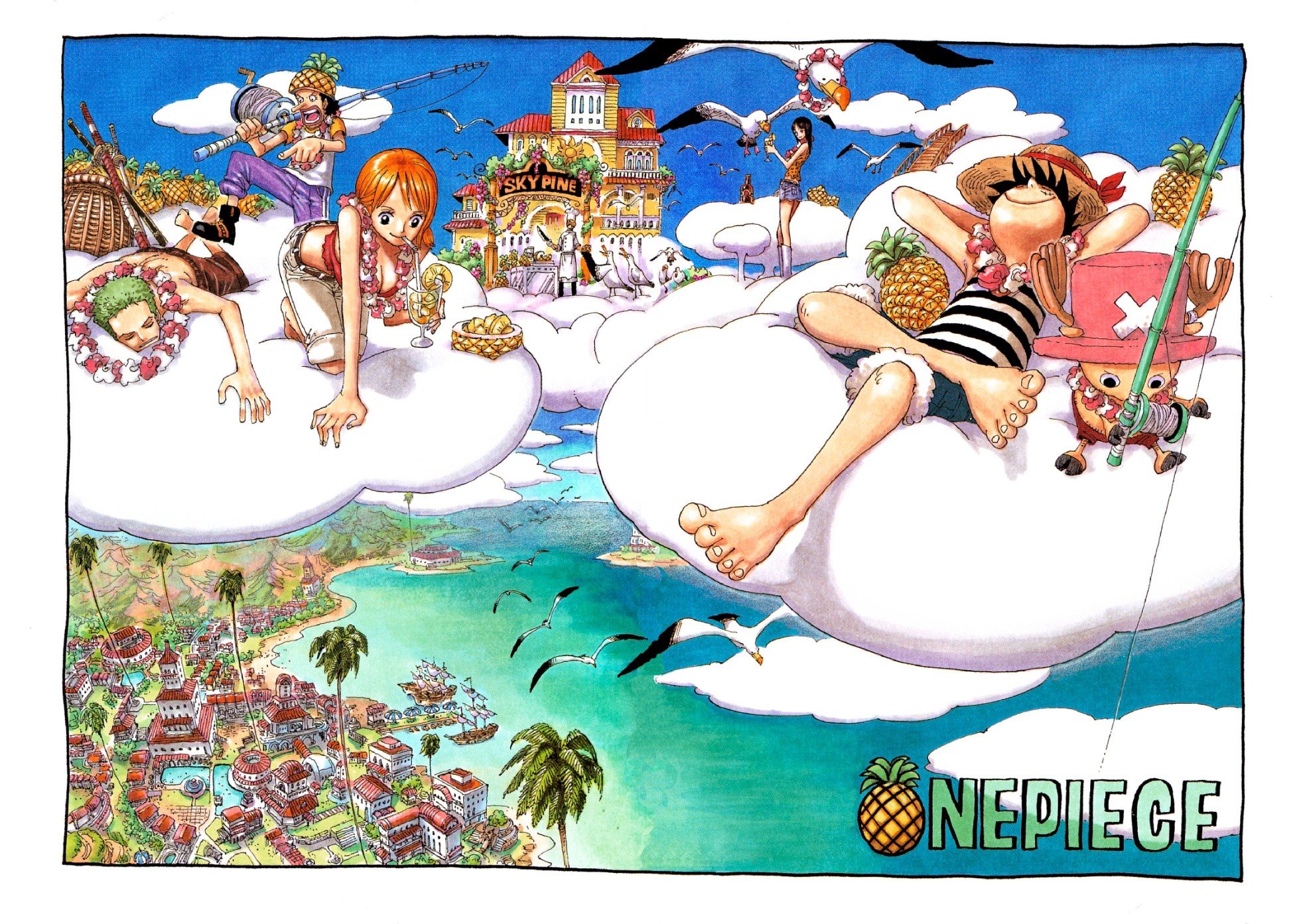 One Piece, Nami, Tony Tony Chopper, Roronoa Zoro Wallpaper