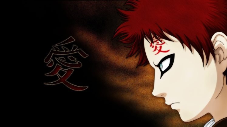 Gaara, Tattoo, Redhead, Kanji, Naruto Shippuuden HD Wallpaper Desktop Background