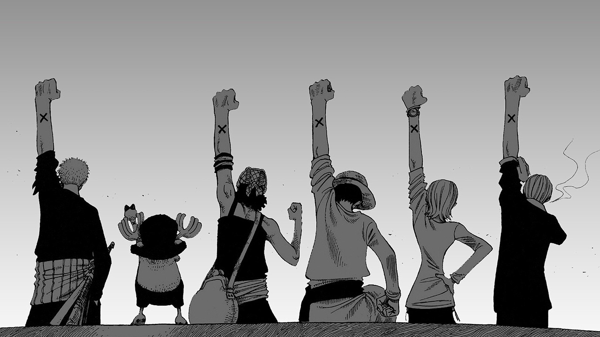 One Piece, Roronoa Zoro, Tony Tony Chopper, Usopp, Monkey D. Luffy, Nami, Sanji Wallpaper