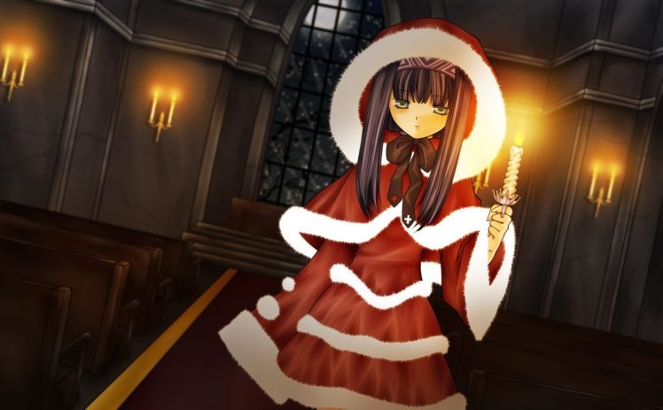 Christmas, Anime, Anime girls, Elemental Gelade, Reverie Metherlence HD Wallpaper Desktop Background
