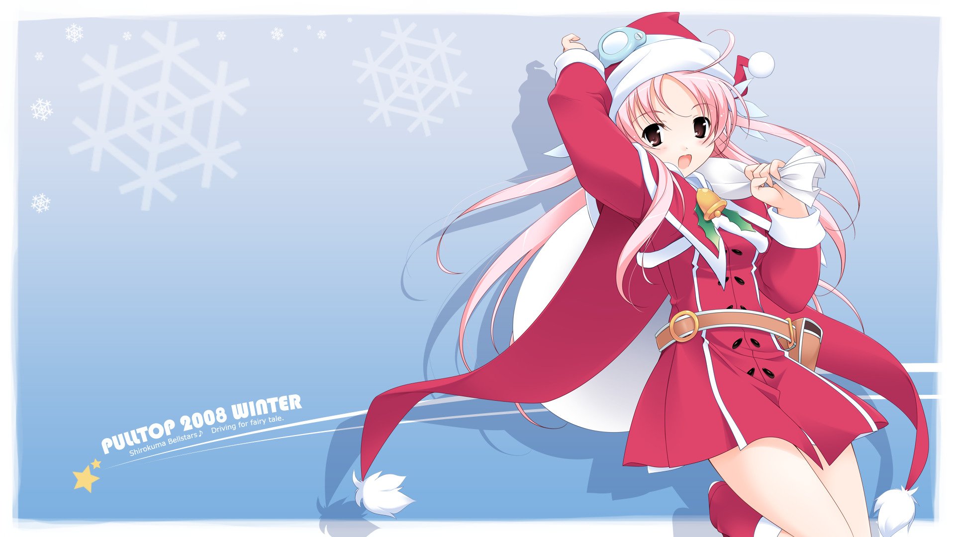 Christmas, Anime, Anime girls, Shirokuma Bell Stars, Hoshina Nanami Wallpaper