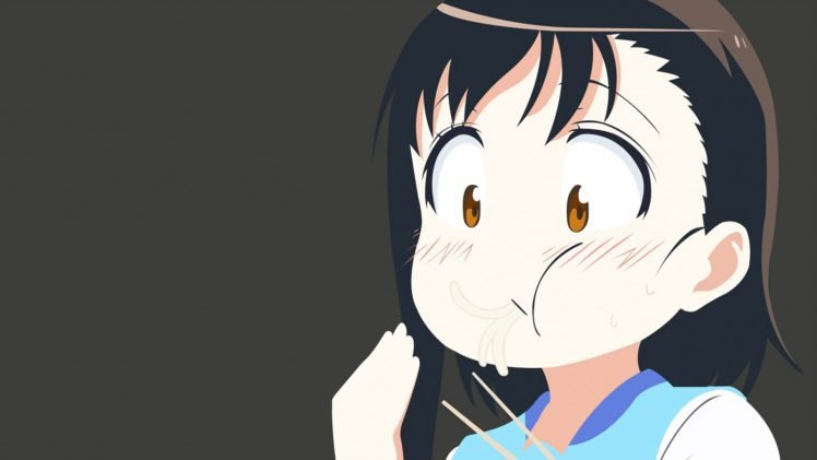 Nisekoi, Simple background, Onodera Kosaki HD Wallpaper Desktop Background