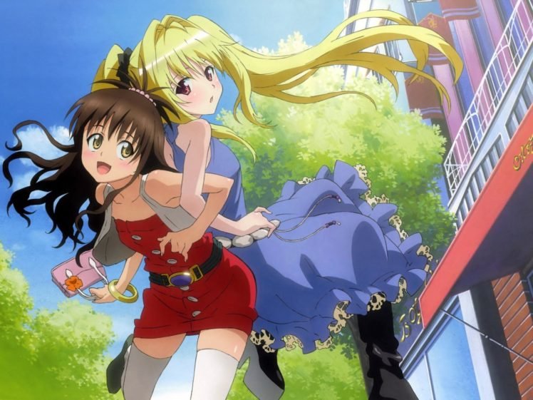 Yuuki Mikan, Golden Darkness, To Love ru, Anime girls HD Wallpaper Desktop Background