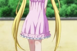 Golden Darkness, To Love ru, Long hair, Blonde, Red eyes, Twintails, Anime girls