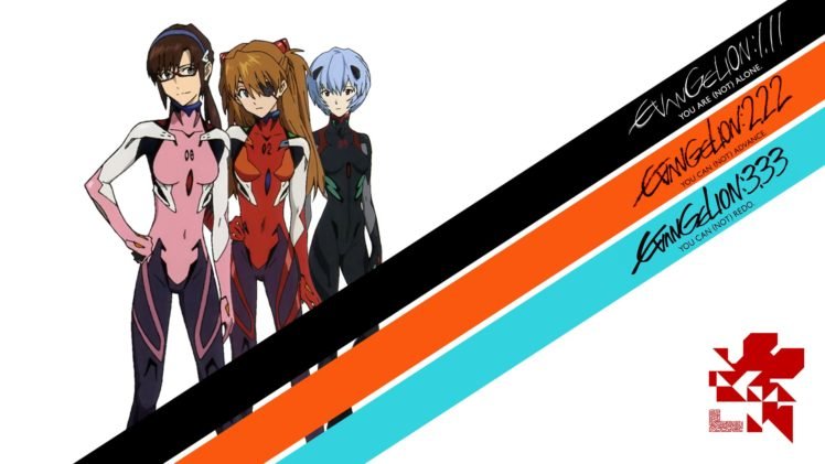 Neon Genesis Evangelion, Asuka Langley Soryu, Ayanami Rei, Makinami Mari Illustrious HD Wallpaper Desktop Background