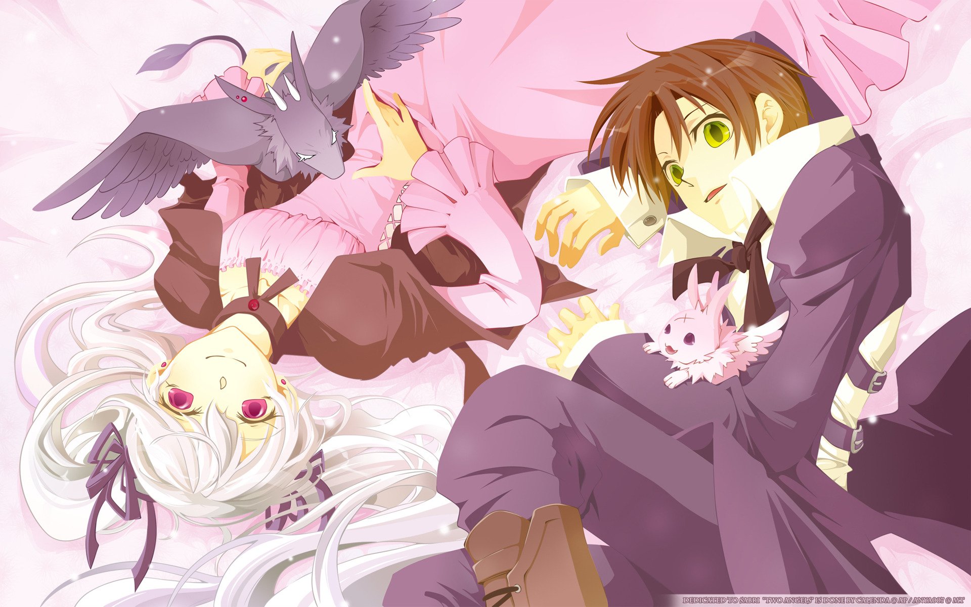 anime, 07 ghost, Roseamanelle Ouka Barsburg, Mikage (07 ghost) Wallpaper