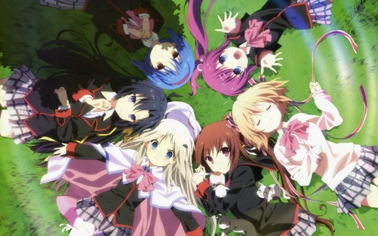 Little Busters!, Kamikita Komari, Noumi Kudryavka, Kurugaya Yuiko, Natsume Rin, Saigusa Haruka, Nishizono Mio HD Wallpaper Desktop Background