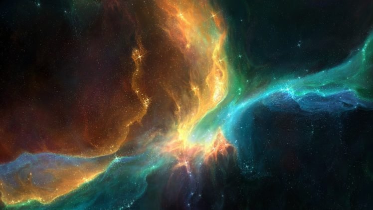 Tylercreatesworlds Space Colorful Galaxy Stars Artwork