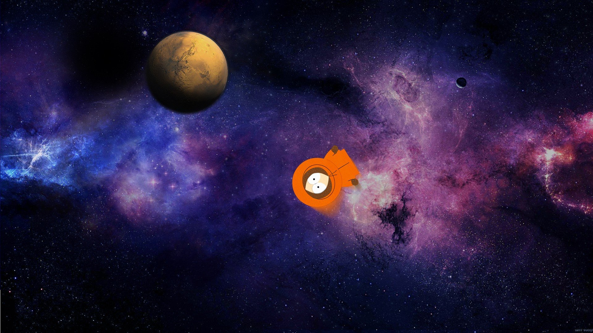 Kenny McCormick, South Park, Space Wallpaper