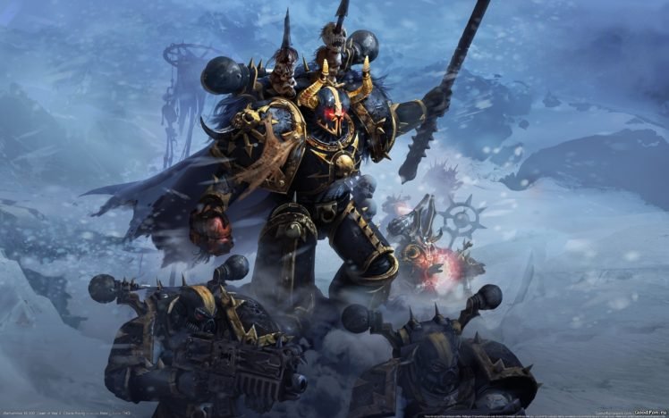 Warhammer 40, 000: Dawn of War II   Chaos Rising, Chaos Space Marines HD Wallpaper Desktop Background