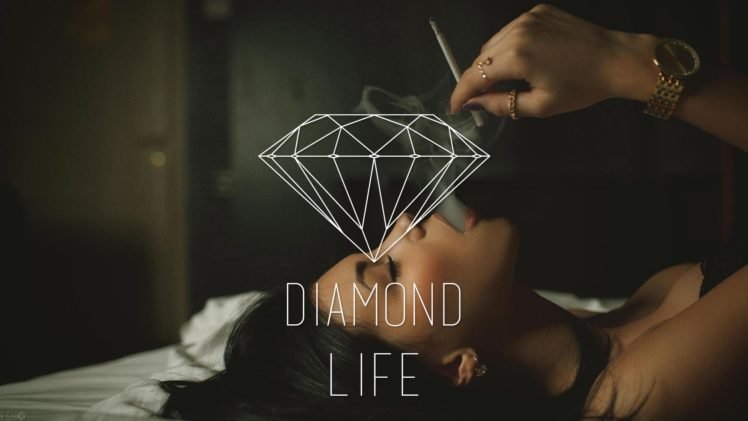 smoke, Diamonds HD Wallpaper Desktop Background