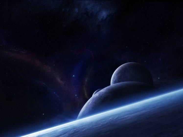 space art, Space, Planet, Digital art HD Wallpaper Desktop Background