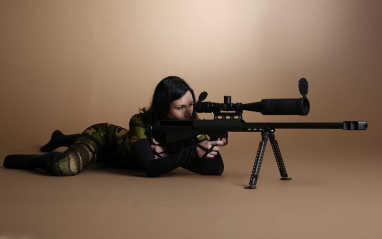 women, Snipers, Rifles HD Wallpaper Desktop Background