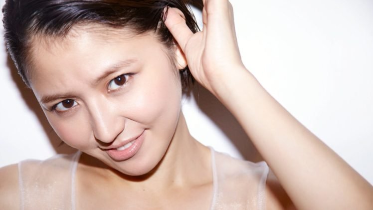 Masami Nagasawa, Smiling, Brown eyes, Face, Women, Asian HD Wallpaper Desktop Background