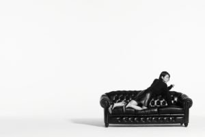 Masami Nagasawa, Simple background, Couch, Women, Asian