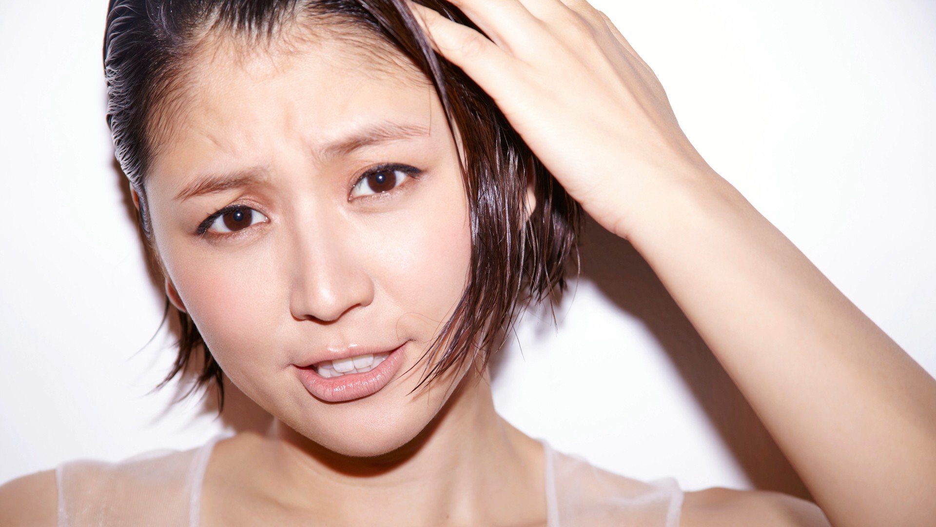 Masami Nagasawa, Asian, Women, Brown eyes, Face, Short hair Wallpaper