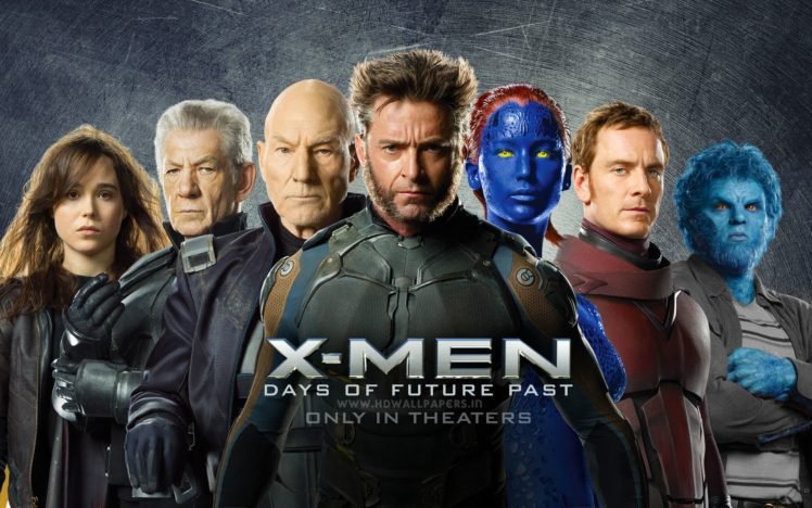 X Men: Days of Future Past, Wolverine, Magneto, Beast (character), Mystique, Charles Xavier, Kitty Pride, Movies, Patrick Stewart, Ian McKellen, Ellen Page, Michael Fassbender HD Wallpaper Desktop Background