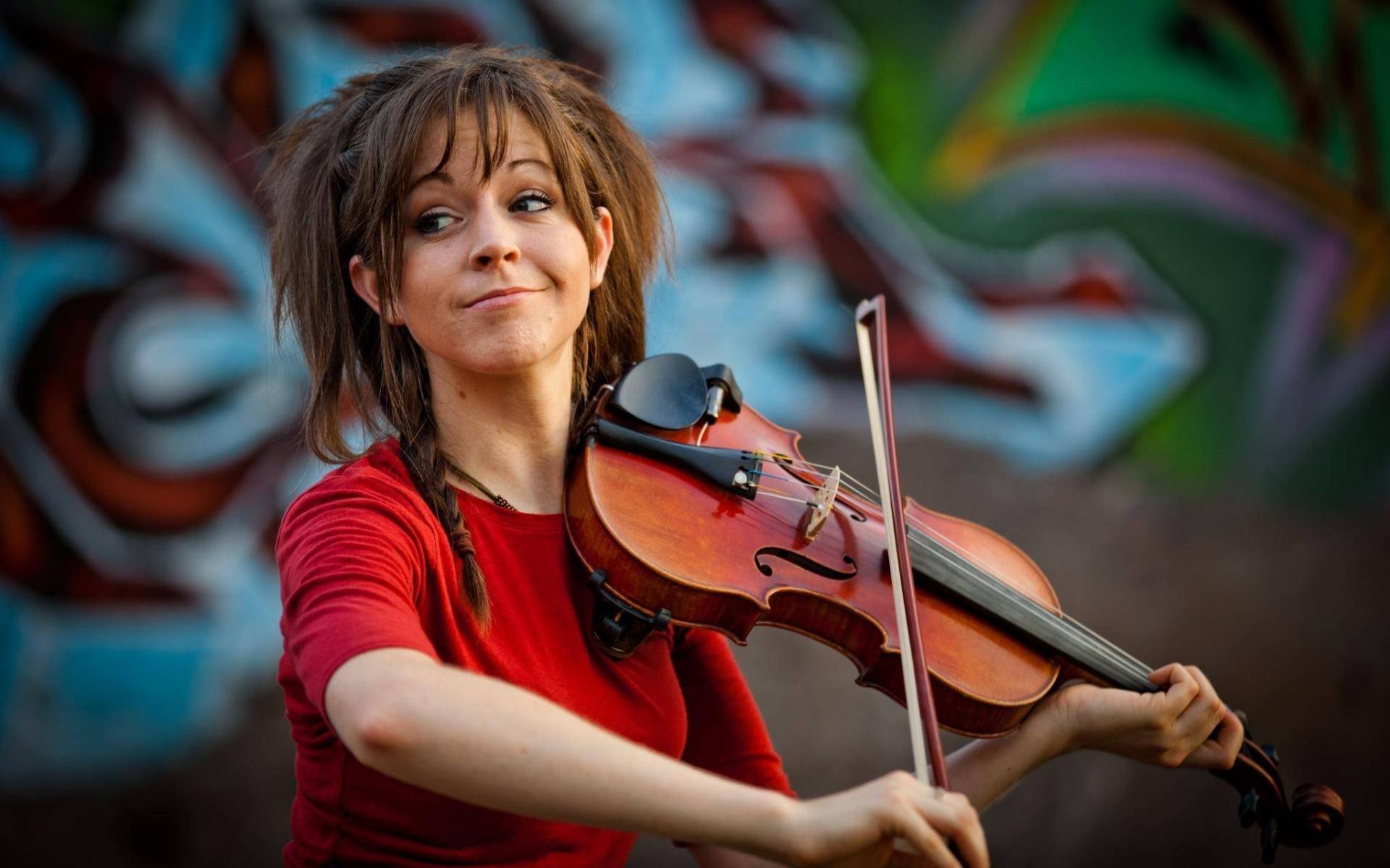 Lindsey Stirling, Women, Violin Wallpaper