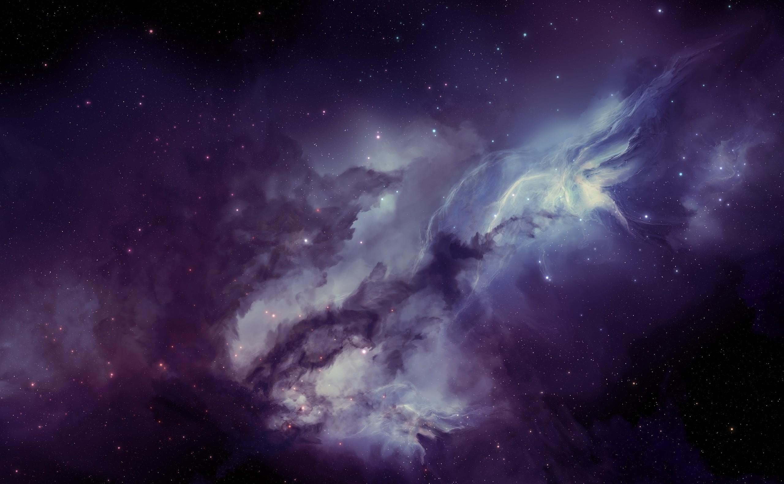 space art, Space, Purple Wallpaper