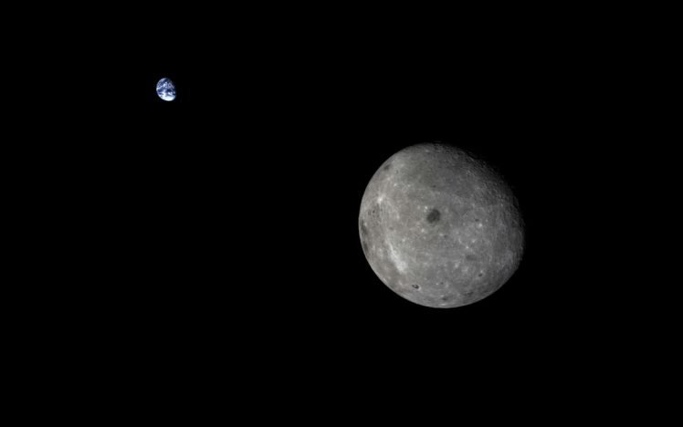 moon, Earth, Space HD Wallpaper Desktop Background