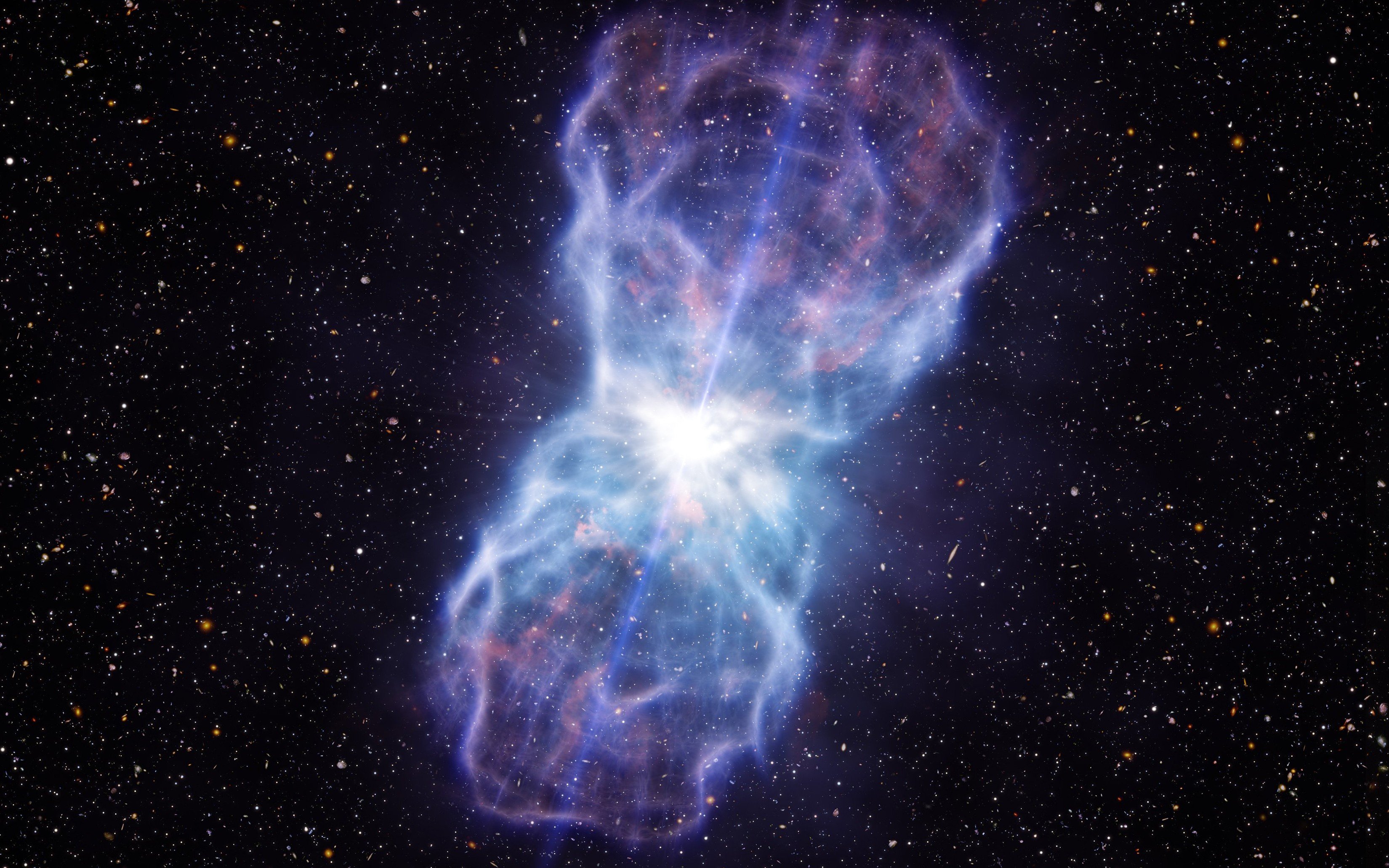 quasars, Space Wallpaper