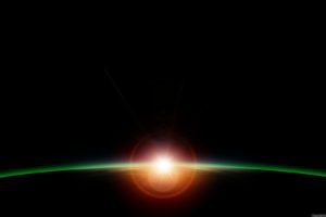 space art, Planet, Sun, Atmosphere, Space