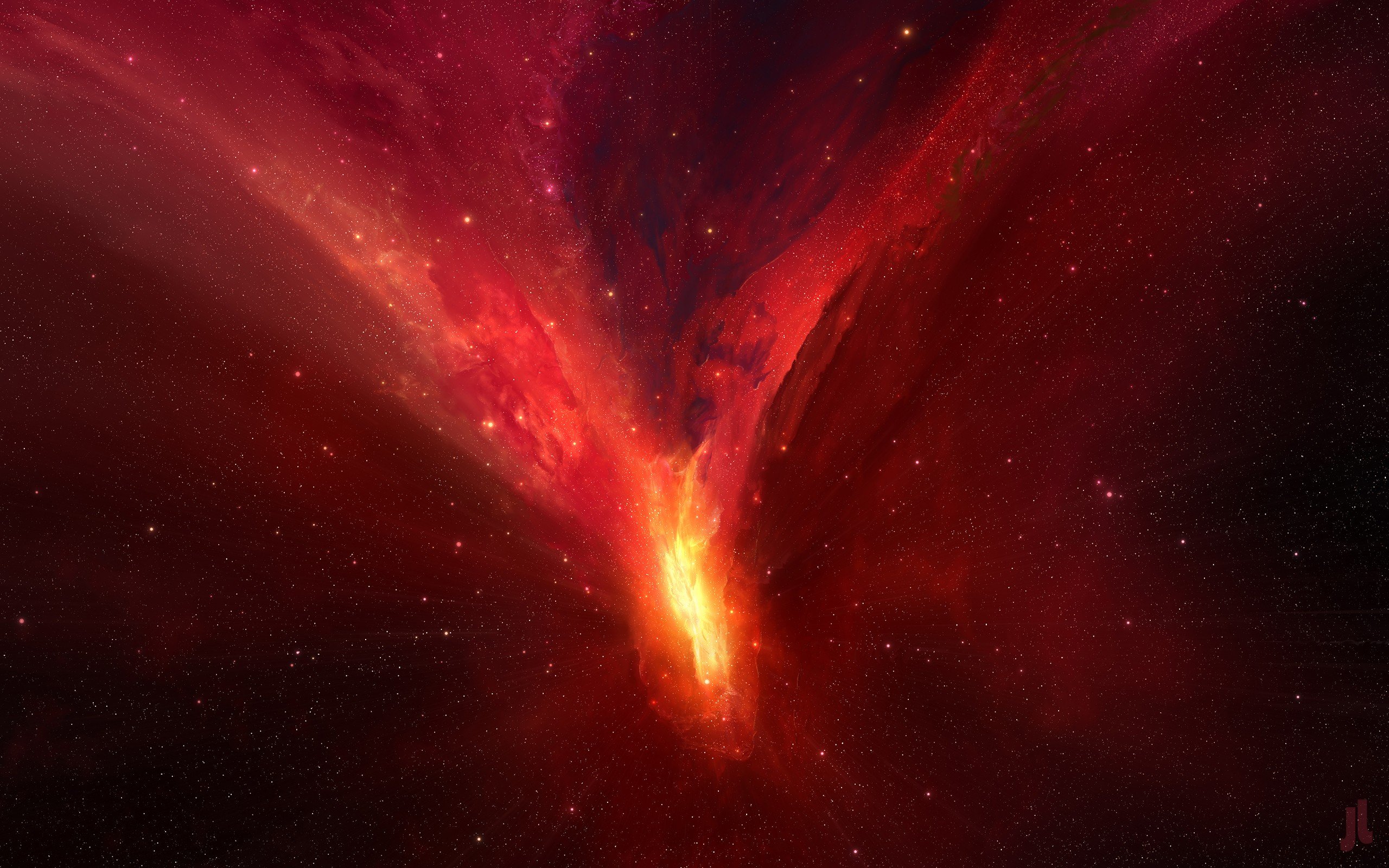 space art, Stars, JoeyJazz, Nebula Wallpaper