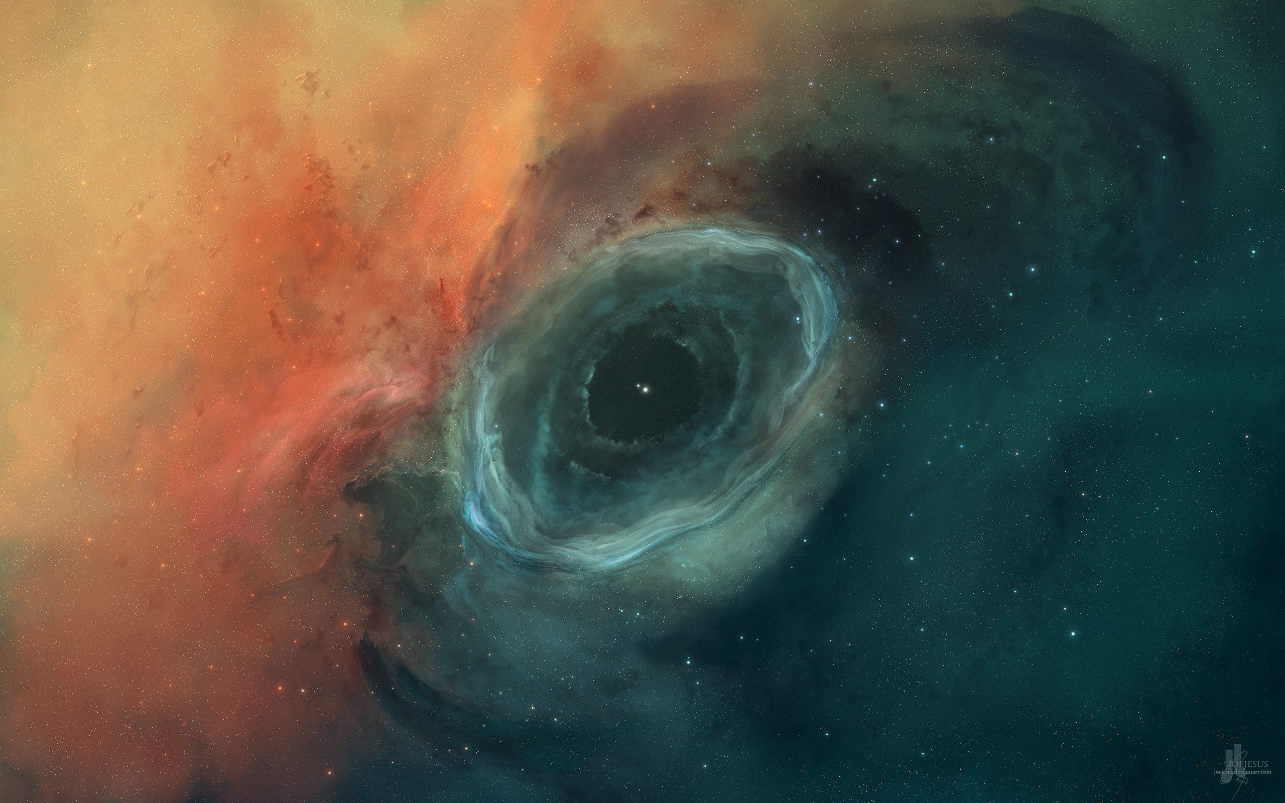 space art, JoeyJazz, Nebula Wallpaper