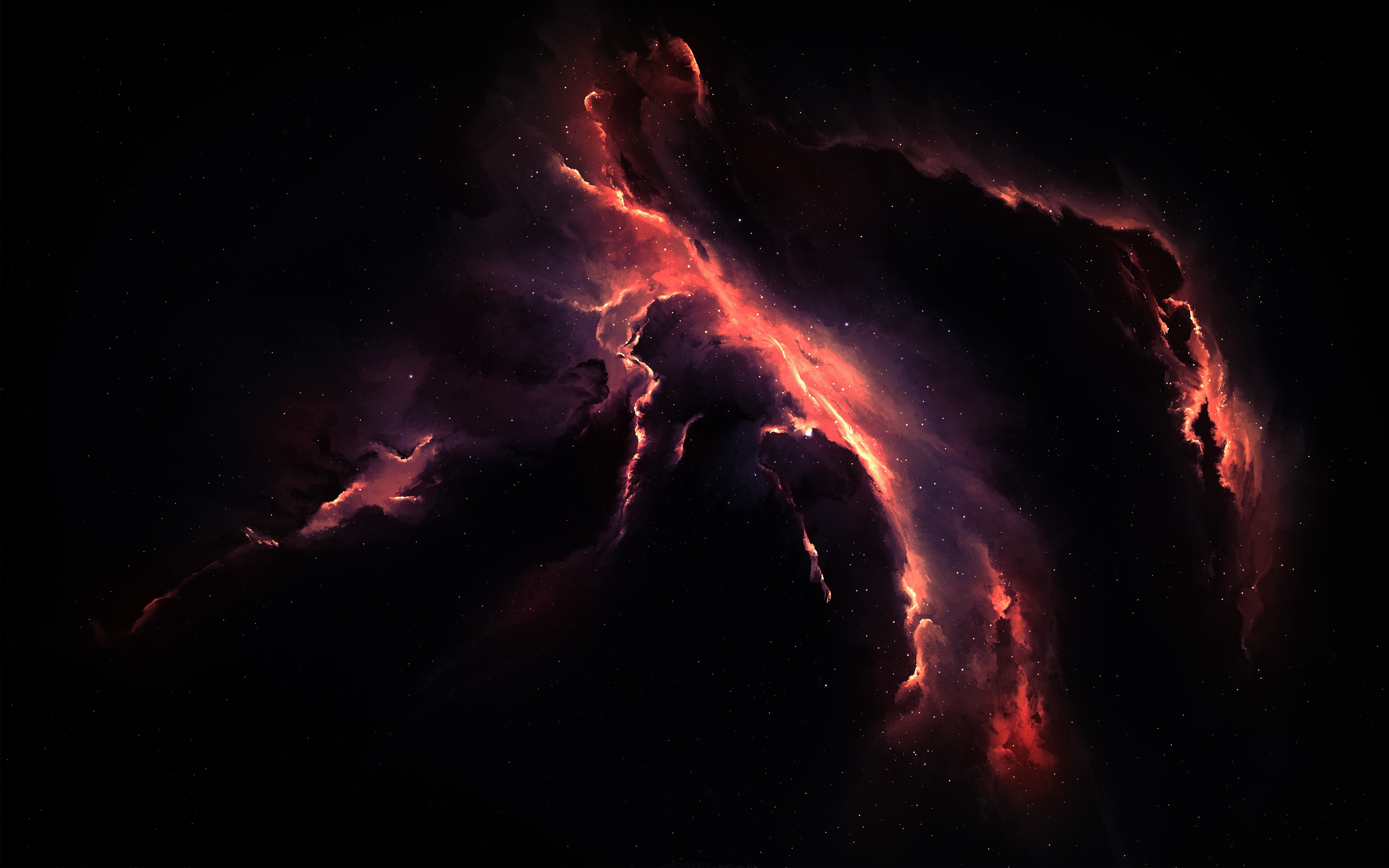 Starkiteckt, Space art, Nebula Wallpaper
