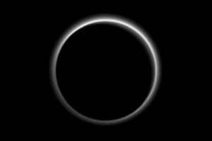 Pluto, Backlighting, Nightside, Solar System, Astronomy, Space