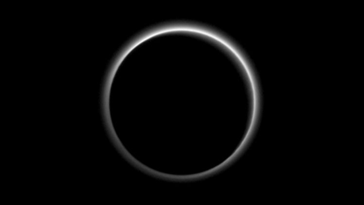 Pluto, Backlighting, Nightside, Solar System, Astronomy, Space HD Wallpaper Desktop Background