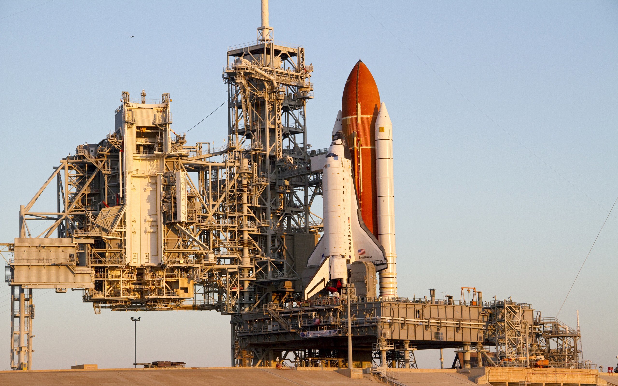 Space Shuttle Endeavour Nasa Launch Pads Hd Wallpapers Desktop And