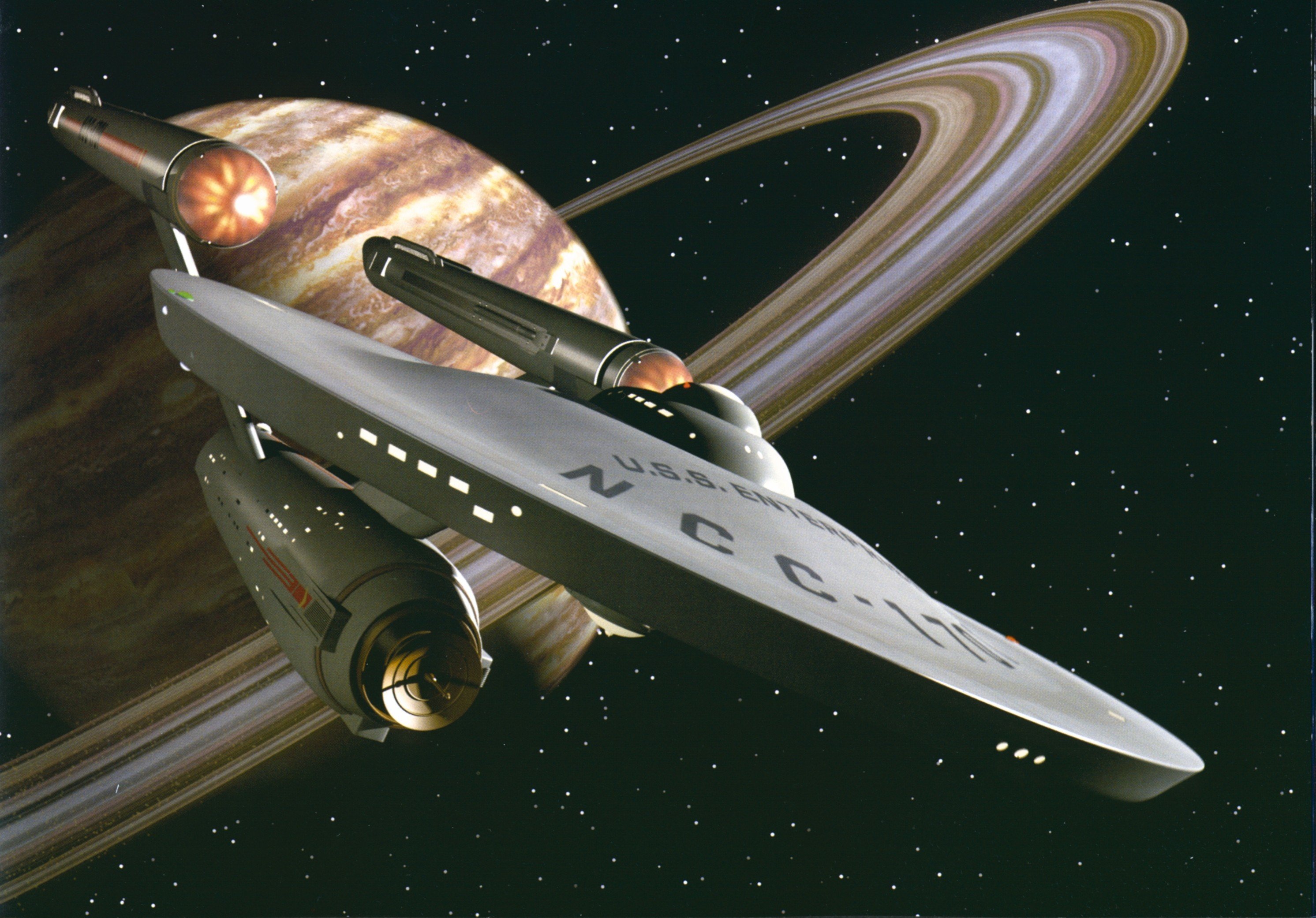 USS Enterprise (spaceship), Star Trek, Space Wallpaper