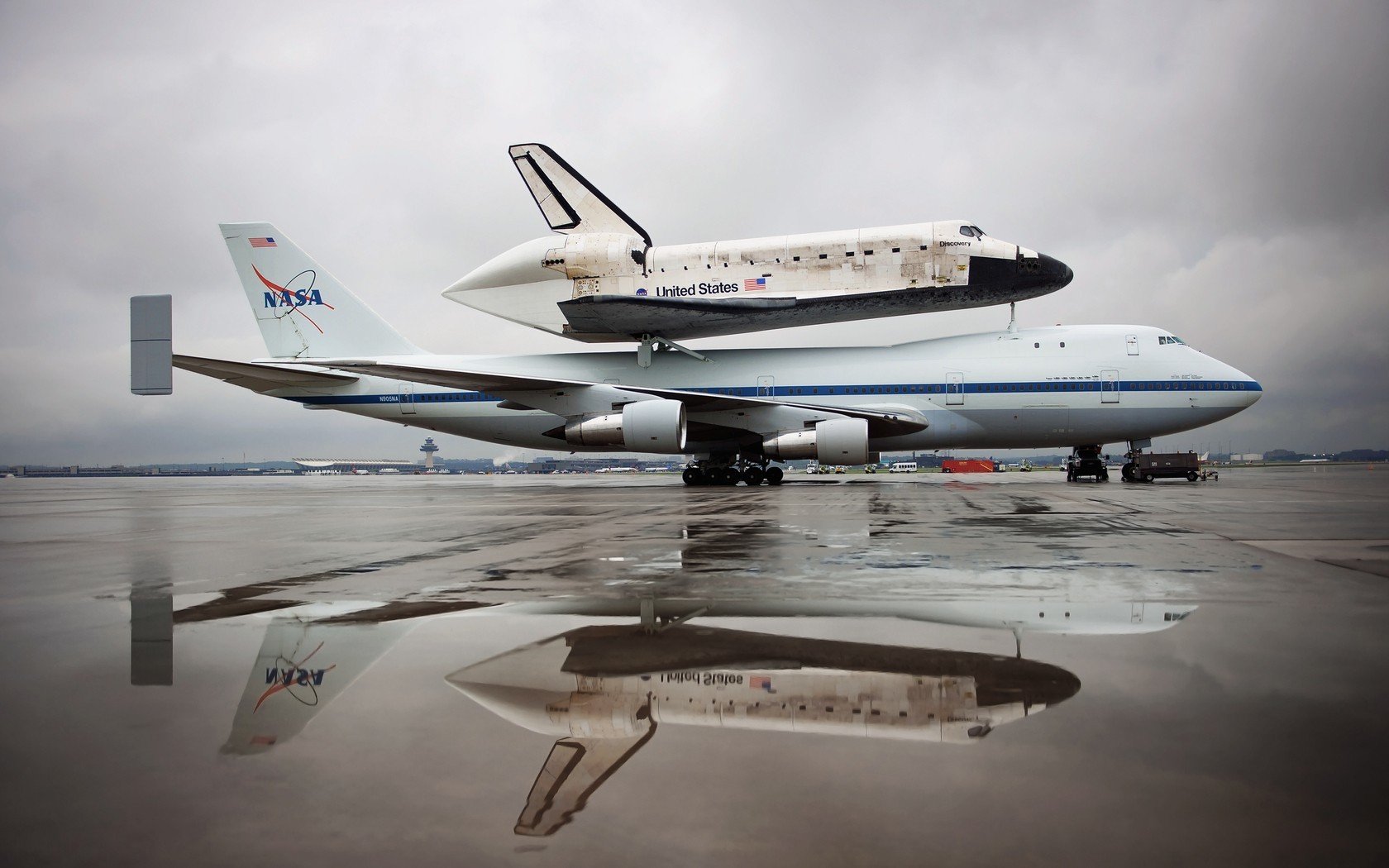 NASA, Boeing 747, Space shuttle, Discovery Wallpaper