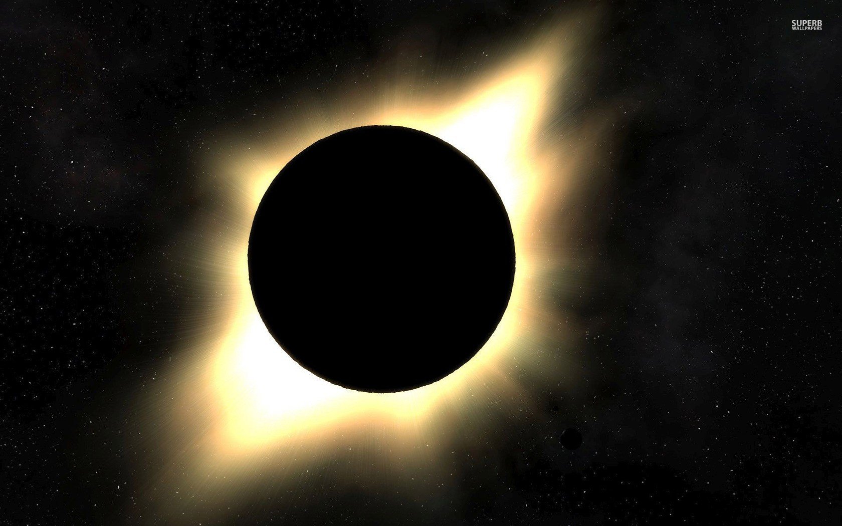 space, Solar eclipse Wallpaper