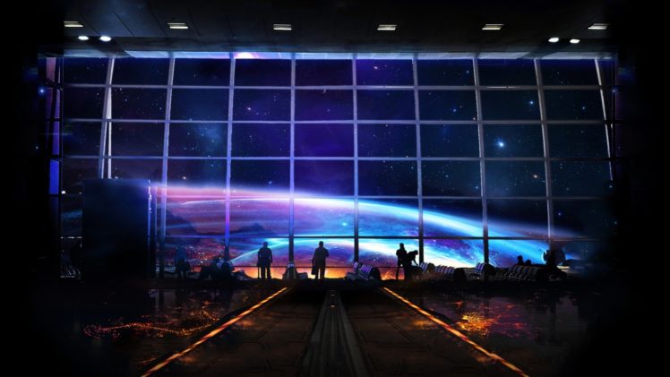space, Universe, Planet, Spaceship, People, Stars HD Wallpaper Desktop Background